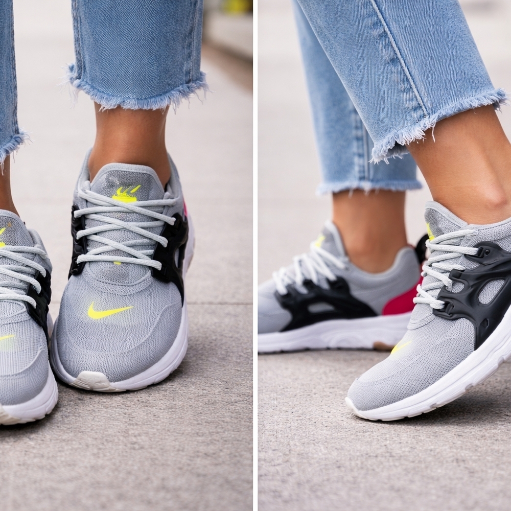 Nike Women's Gray and Black Running Shoes